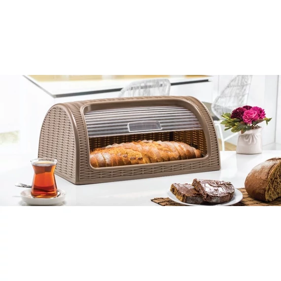 Kenyértartó Rattan hatású Dünya Plastik (RS-05330)