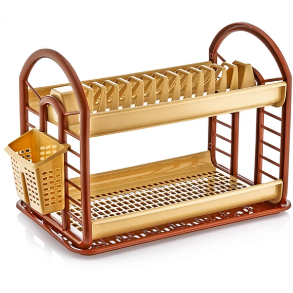 Emeletes műanyag edényszárító (07202)