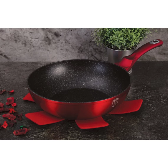 Berlinger Haus Burgundy Metallic Line Wok 28 cm-es (BH-1267) 