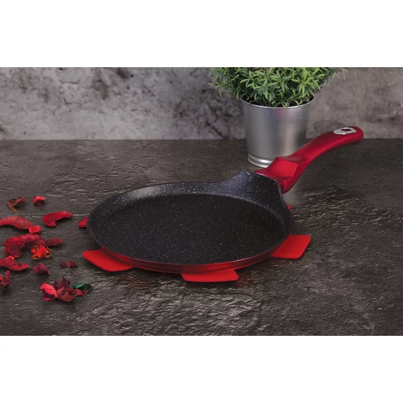 Berlinger Haus Burgundy Metallic Indukciós palacsintasütő 28 cm-es (BH-6179)