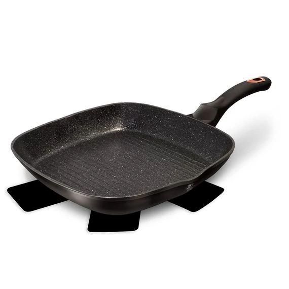 Berlinger Haus Black Rose indukciós grill serpenyő 28 cm-es (BH-1636)