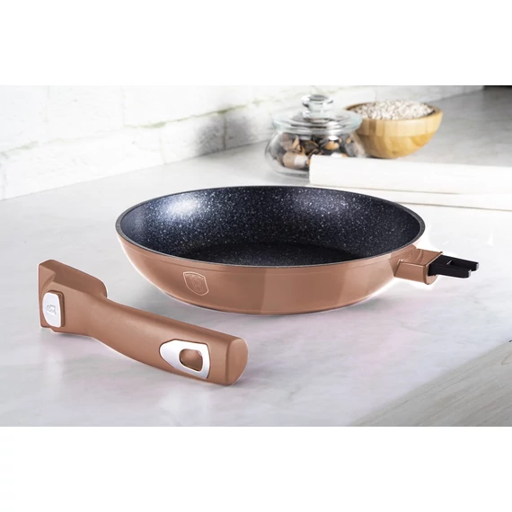 Berlinger Haus Rose Gold Serpenyő levehető nyéllel 24 cm-es (BH-1948) 