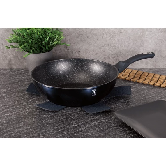 Berlinger Haus  Metallic Line Aquamarine Wok 30 cm-es (BH-6114) 