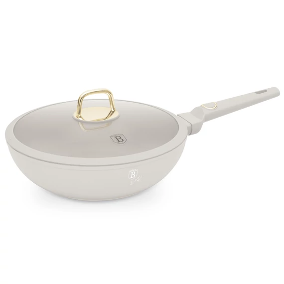 Berlinger Haus Sahara TitánPro bevonatú Wok Fedővel 28 cm-es (BH-8064)