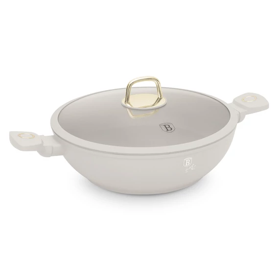 Berlinger Haus Sahara TitánPro bevonatú Wok Fedővel 30 cm-es (BH-8065)