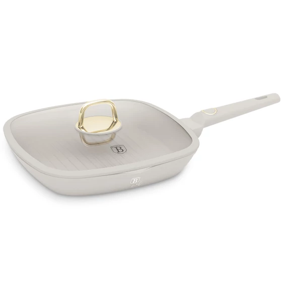 Berlinger Haus Sahara Indukciós Grill Serpenyő fedővel 28 cm-es (BH-8067)