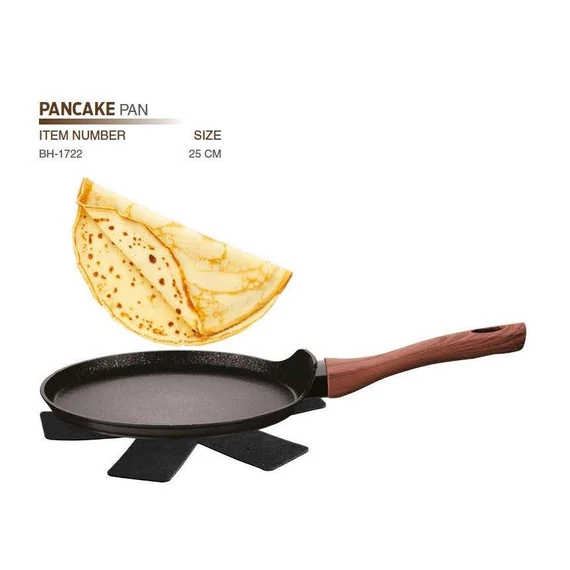 Berlinger Haus Ebony Rosewood Indukciós palacsintasütő 25 cm-es (BH-1722)