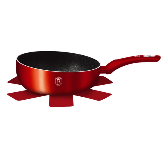 Berlinger Haus Burgundy Metallic Indukciós flip serpenyő 26 cm-es (BH-1302)