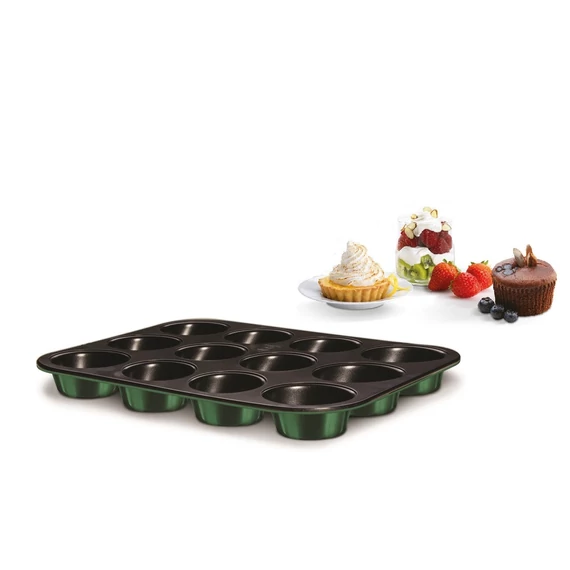 Berlinger Haus Smaragdzöld muffinsütő -12 db-os (BH-6460)