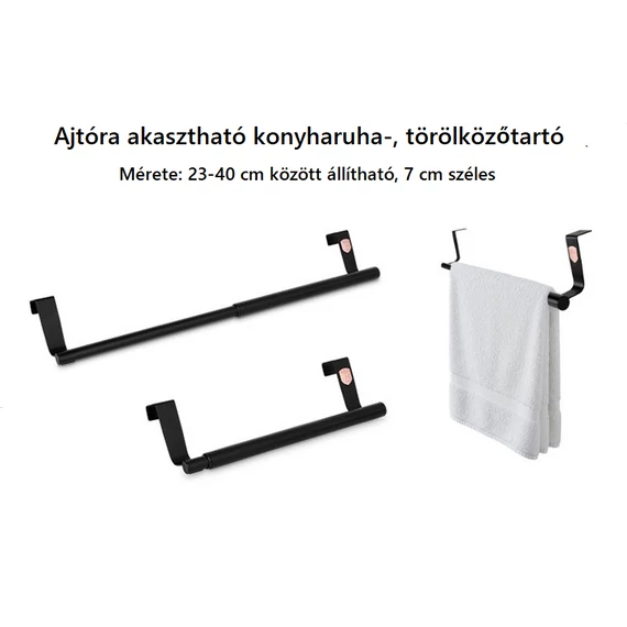 Berlinger Haus ajtóra akasztható konyharuha-, törölközőtartó (BH-8821)