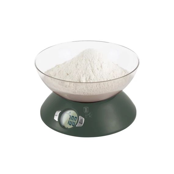 Berlinger Haus Matte Green Digitális Konyhai Mérleg tállal (BH-9619)