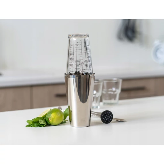 Banquet Akcent Rozsdamentes acél koktél shaker (BQ-28781001)