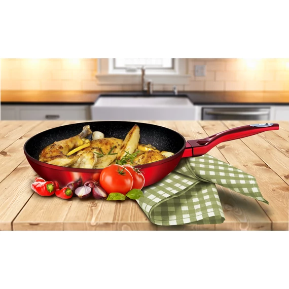 Berlinger Haus Burgundy Metallic Indukciós serpenyő 24 cm-es (BH-1252) 