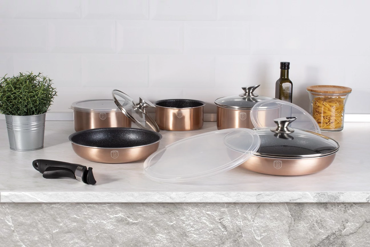 Berlinger Haus Rose Gold Collection 12 részes edénykészlet (BH-1591) 