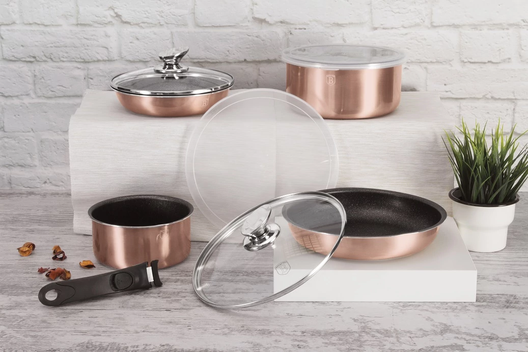 Berlinger Haus Rose Gold 9 részes edénykészlet (BH-6147) 