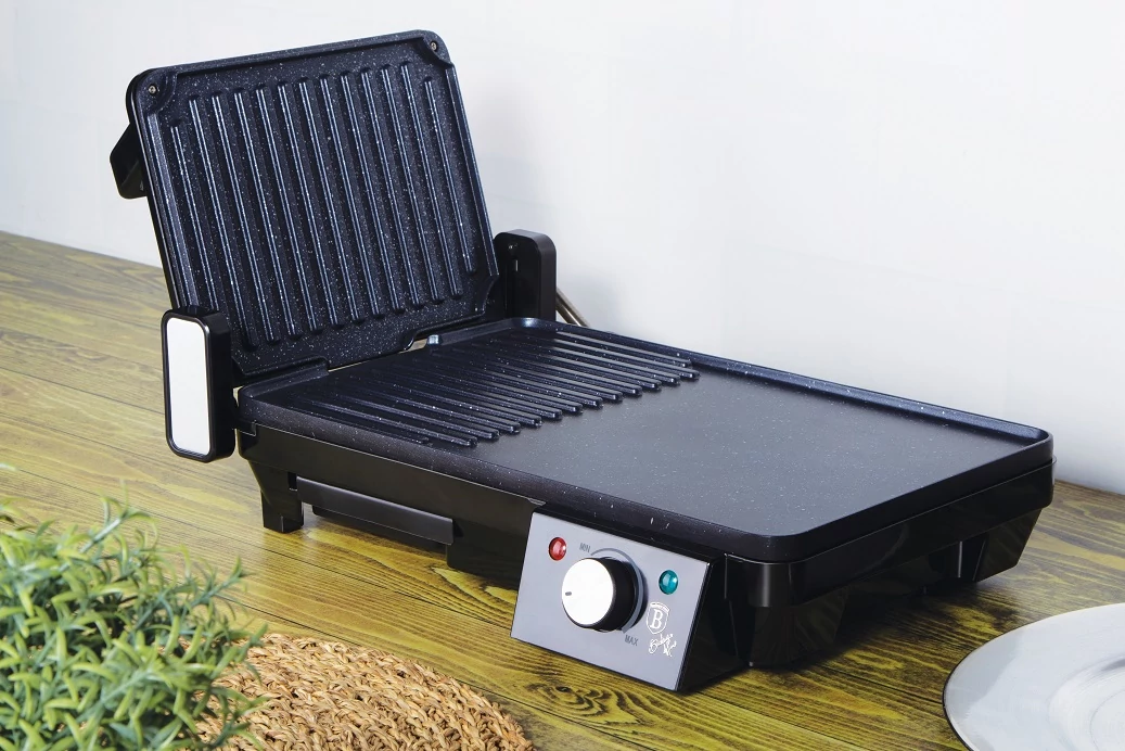 Berlinger Haus Black Royal Elektromos Kontakt Grill- és Szendvicssütő 2 az 1-ben (BH-9137) 