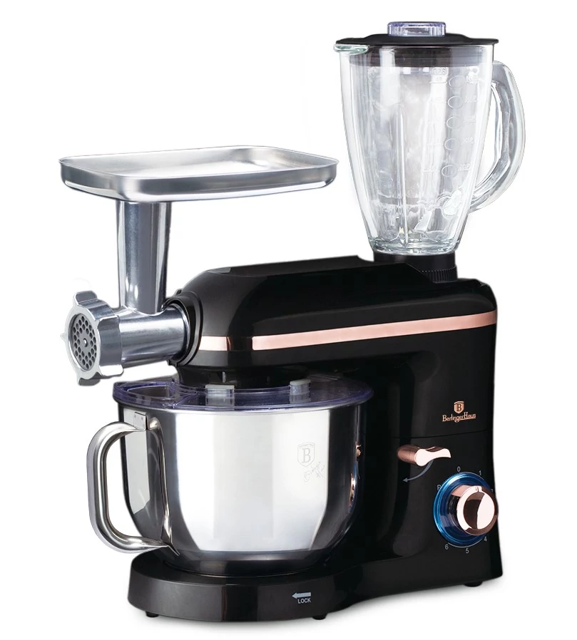 Berlinger Haus Black Rose multifunkciós robotgép (Mixer, Turmixgép, Húsdaráló) (BH-9269)