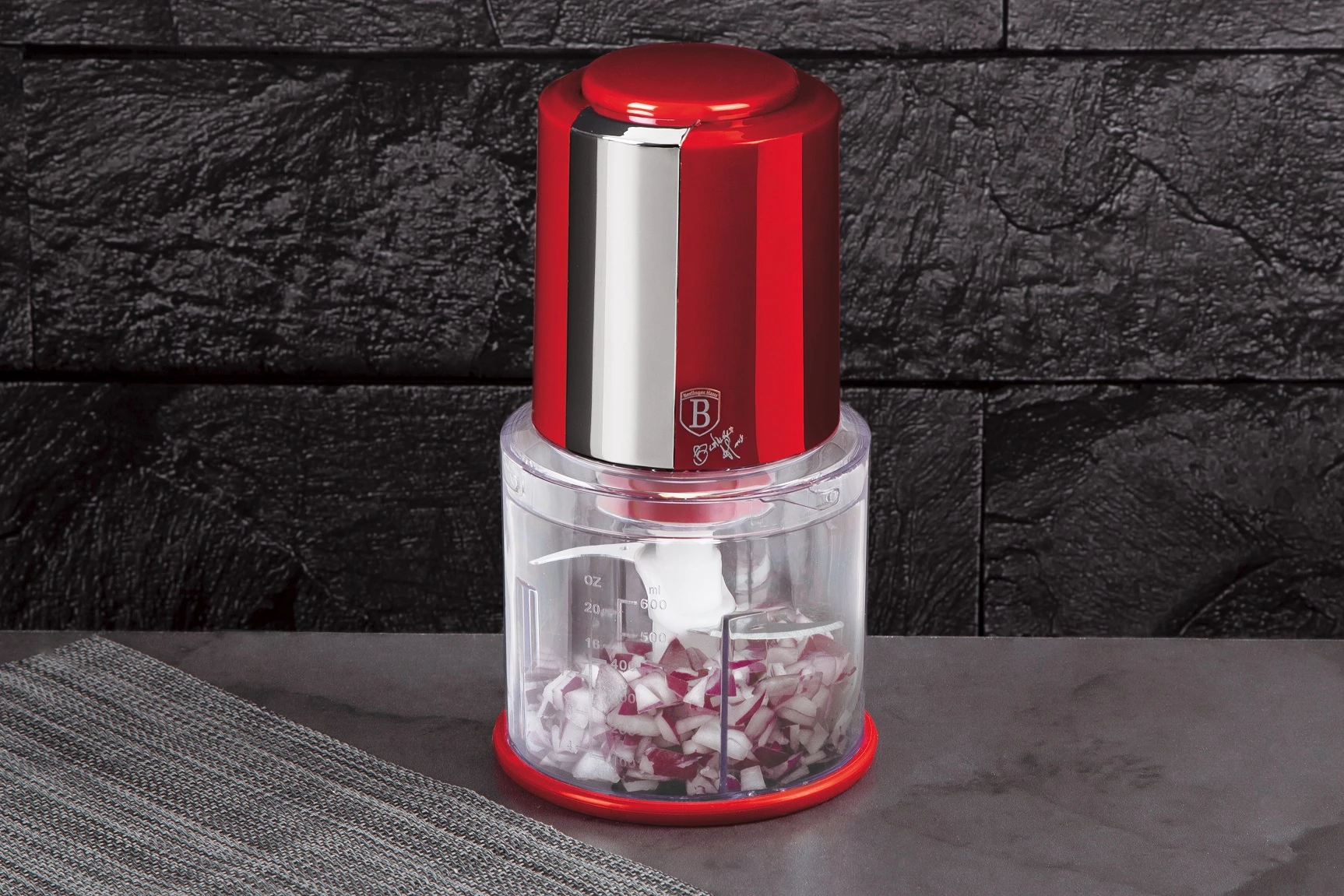 Berlinger Haus Burgundy 4 Pengés Elektromos Aprítógép (BH-9380)
