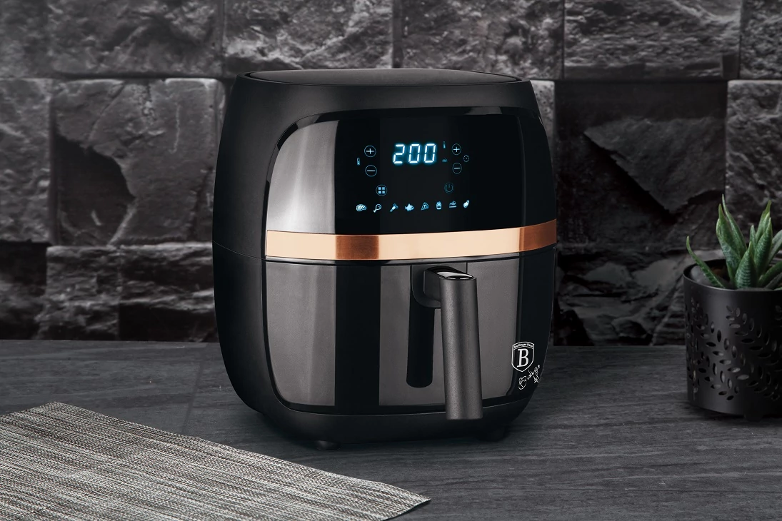 Berlinger Haus 3,2 l-es Forrólevegős Olaj Nélküli Fritőz LCD Kijelzővel (BH-9445)