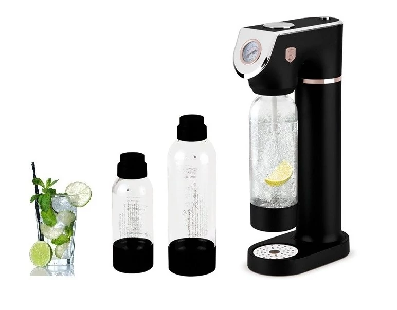 Berlinger Haus Black Rose Szódagép 2 db palackkal barométerrel (BH-8554)