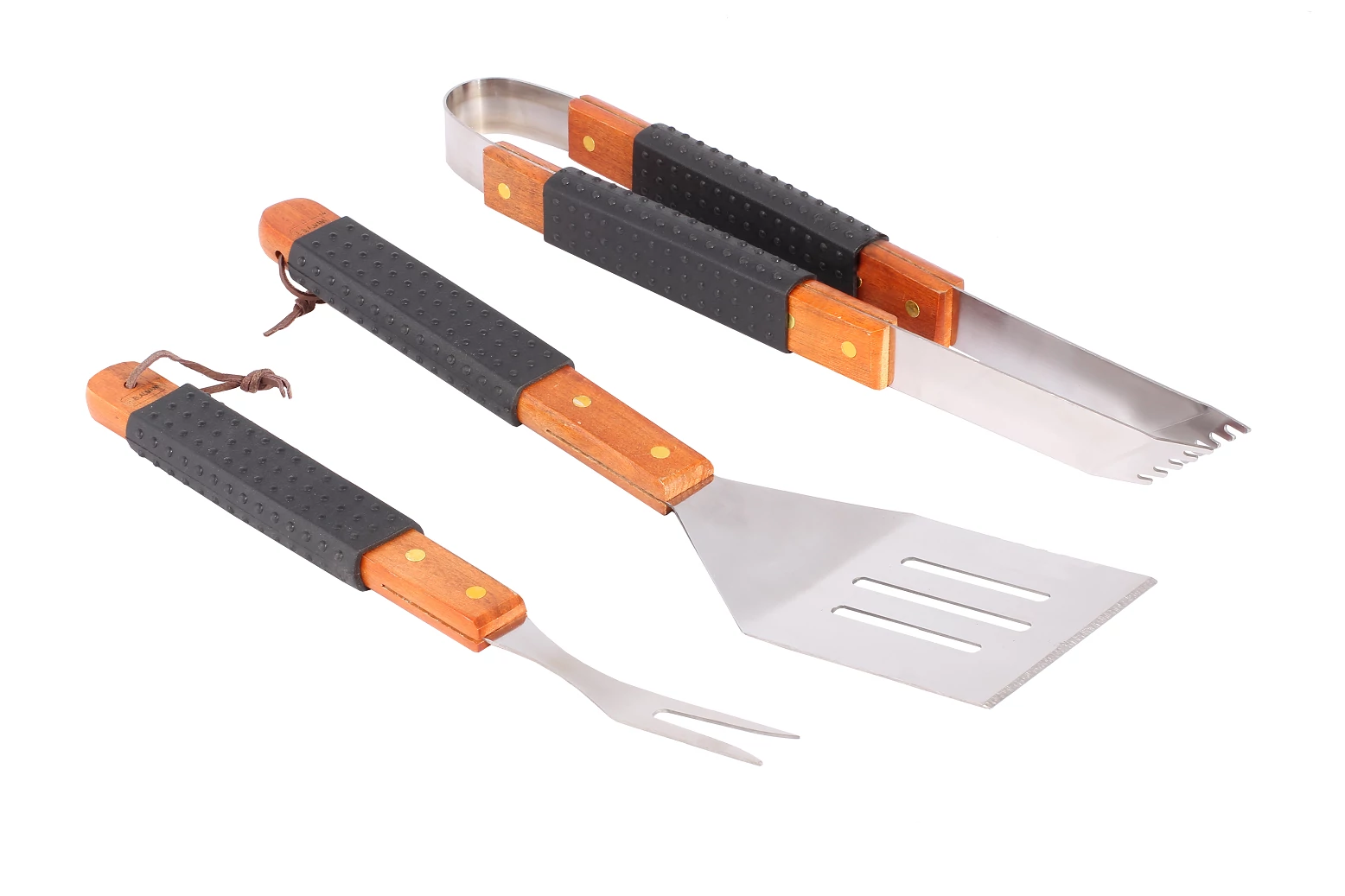 Blaumann 3 db-os rozsdamentes BBQ grillező készlet (BL-3113)