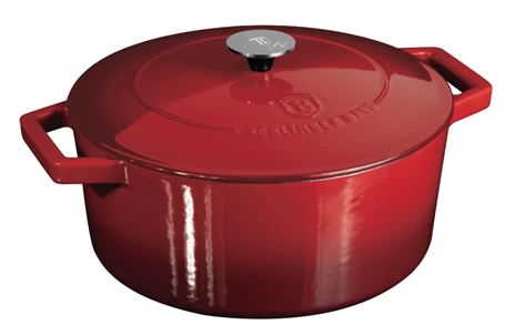 Berlinger Haus Burgundy Öntöttvas lábas fedővel 28 cm-es (BH-8643)