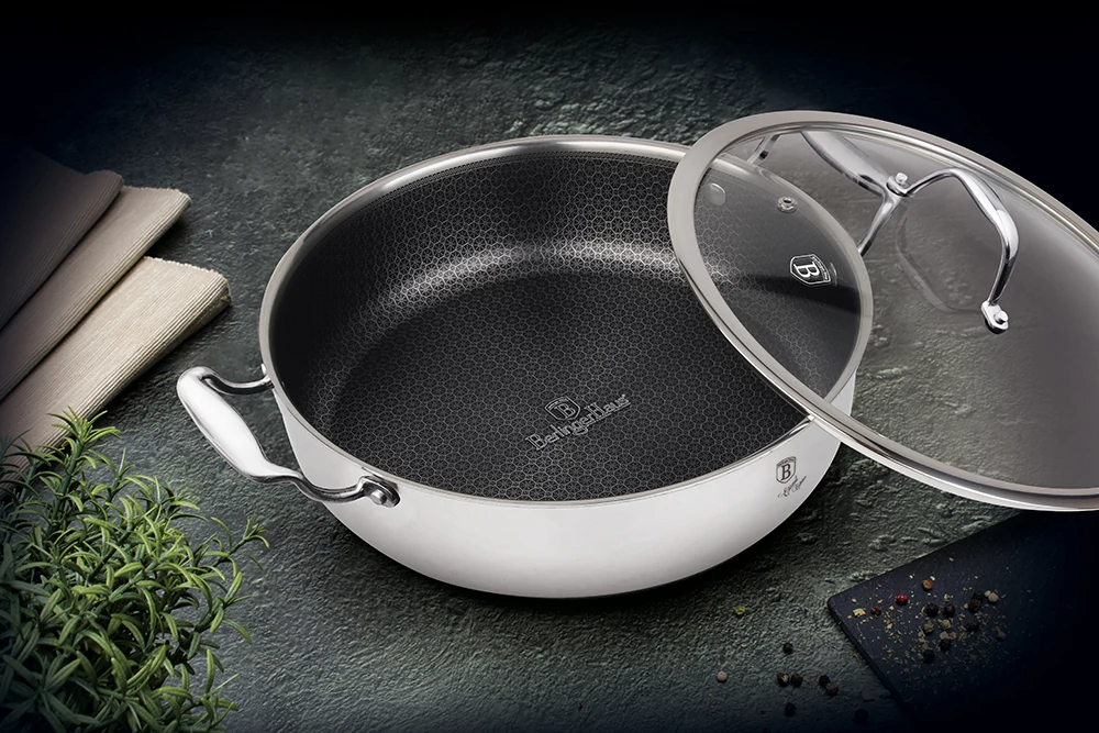 Berlinger Haus Eternal® Collection Alacsony lábas fedővel 28 cm-es (BH-7447)