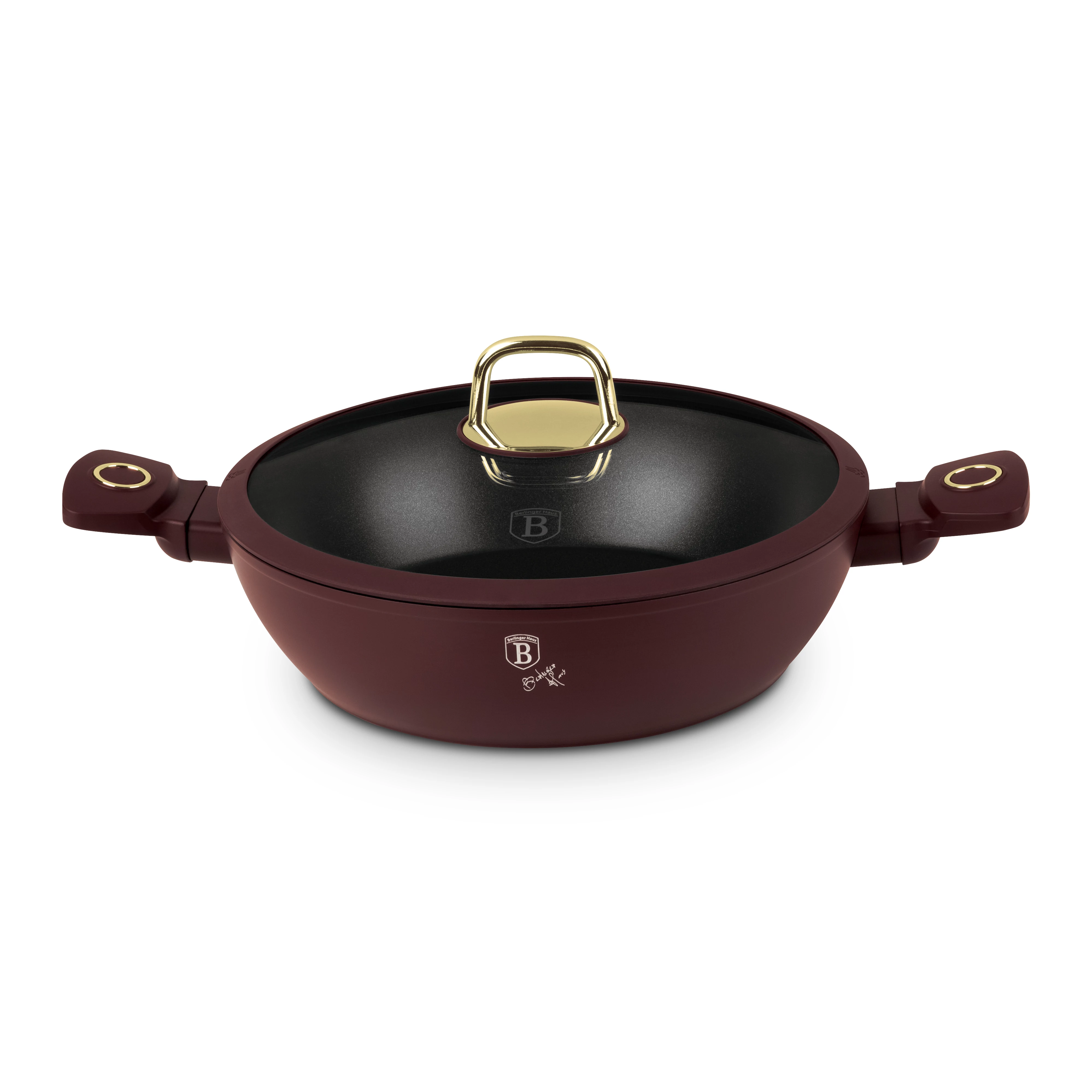 Berlinger Haus Leonardo TitánPro bevonatú Lábas fedővel 28 cm-es (BH-8038) 