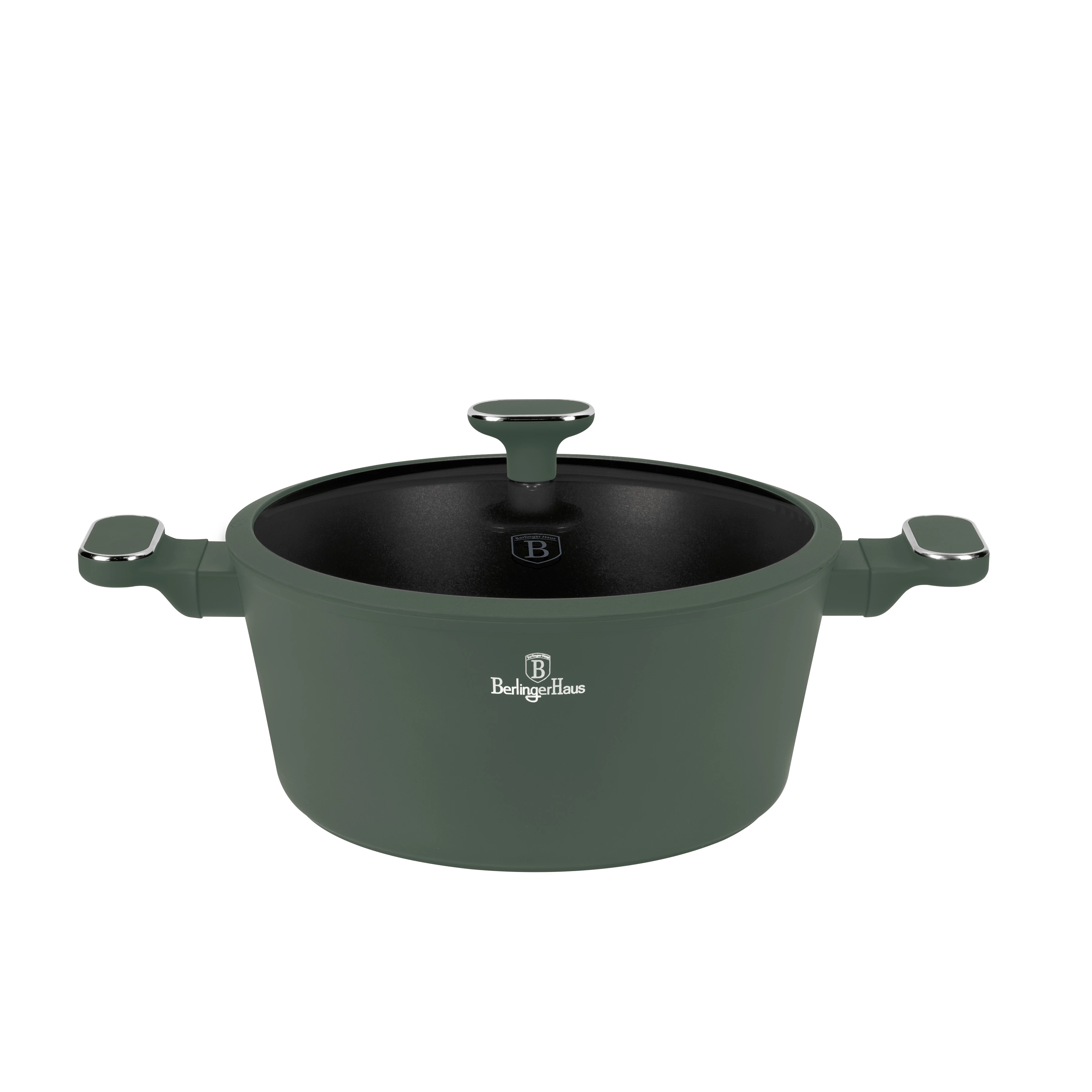 Berlinger Haus Matte Green TitánPro bevonatú Lábas fedővel 28 cm-es (BH-8202) 