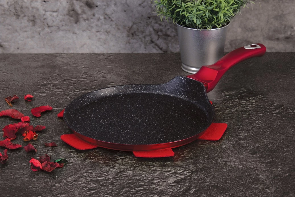 Berlinger Haus Burgundy Metallic Indukciós palacsintasütő 28 cm-es (BH-6179)