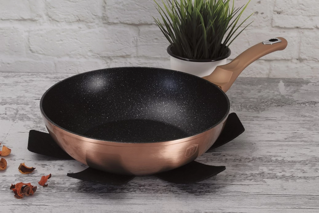 Berlinger Haus Rose Gold Wok 28 cm-es (BH-1512) 