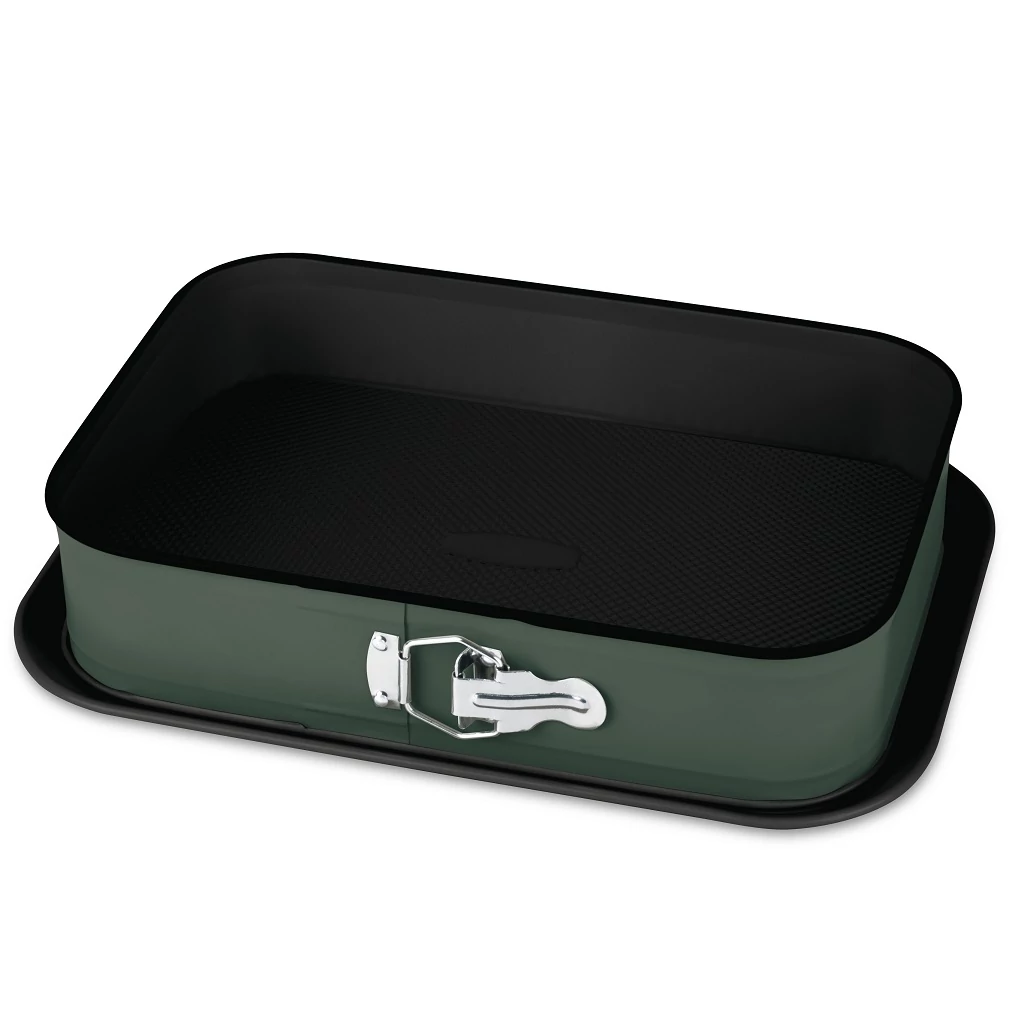Berlinger Haus Matte Green Szögletes kapcsos tortaforma TitánPro bevonat (BH-7942)